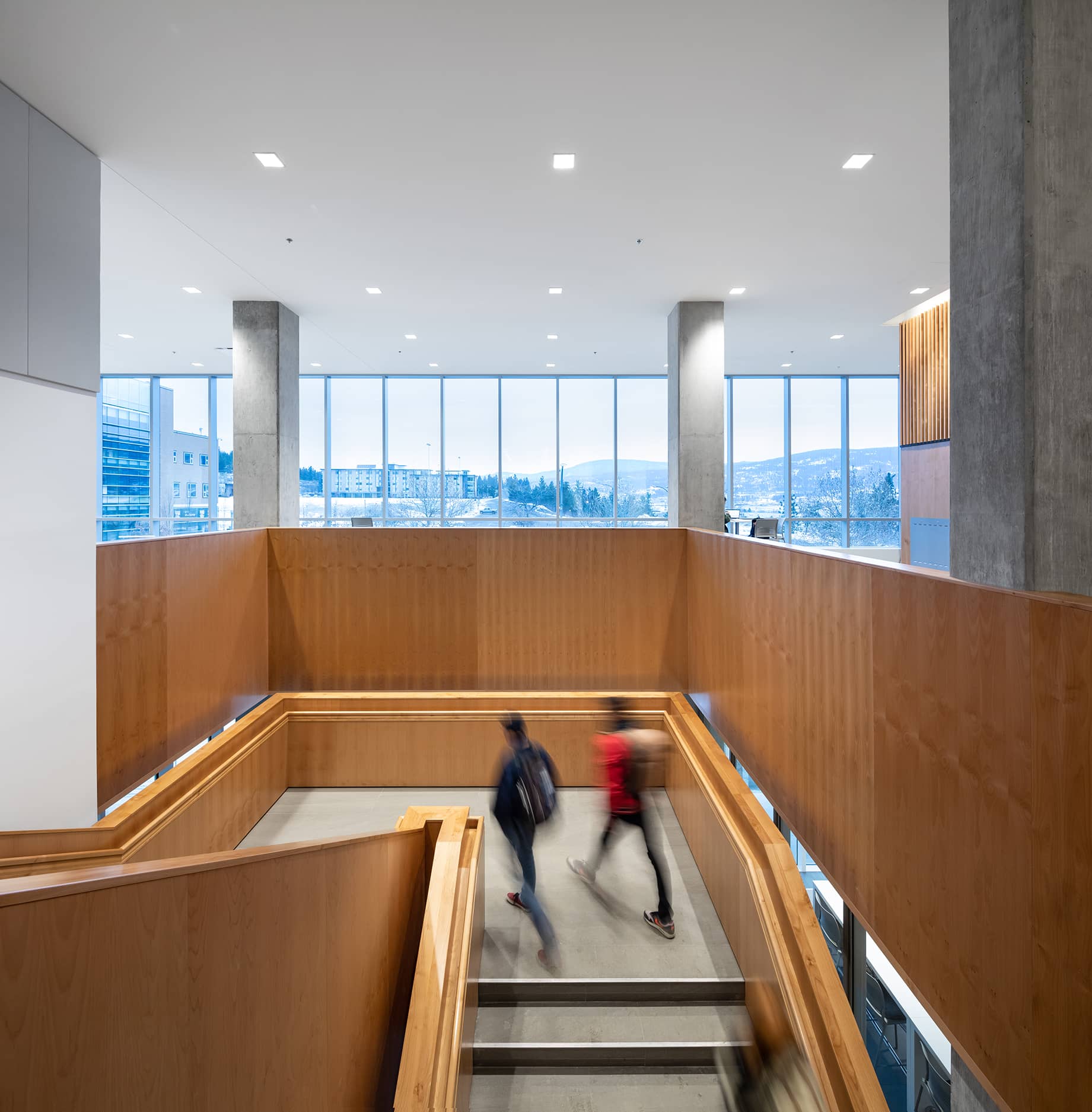 bbp ubco the commons stairwell